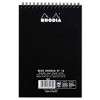 Rhodia Wirebound Notepad - Dot grid 80 sheets - 6 x 8 1/4 - Black cover - 3 of 3