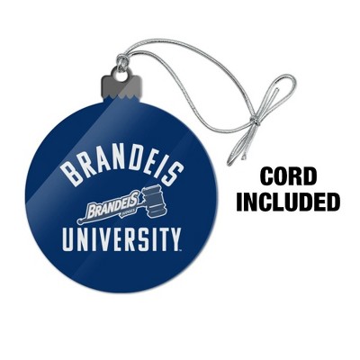 Brandeis University Judges Logo Acrylic Christmas Tree Holiday Ornament