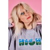 Women's High Long Sleeve Sweater - Replica Los Angeles - 2 of 2
