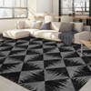 Coolmee Washable Area Rugs for Living Room Non Slip Low Pile Modern Geometric Farmhouse Dining Room Carpets for Bedroom Dorm - 3 of 4
