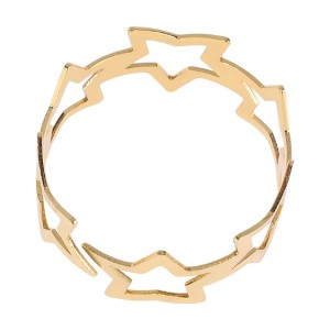 Unique Bargains Napkin Rings Star Iron 1 Pc - 1 of 3