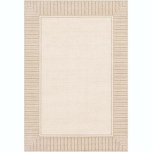 Mark & Day Balgonie 5'11"x8'10" Rectangle Woven Indoor and Outdoor Area Rugs Beige: Stain-Resistant, Pet Friendly, Traditional - 1 of 4