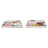 Northlight Set of 2 Love Blooms and Welcome Friends Floral Outdoor Garden Stones 7" - 4 of 4