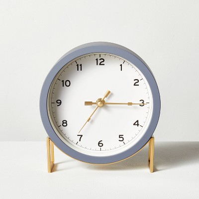 14 Pleated Brass Round Analog Wall Clock Antique Finish - Hearth & Hand™  With Magnolia : Target