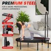 UNISOAR Rebounder Trampoline for Adults - 40" Foldable Mini Trampoline Fitness Rebounder with Adjustable U-Bar Handle, Max Load 350lbs - 4 of 4