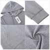 Women Long Sleeve Pocket Solid Color Pullover Hooded Tunic Dress - 4 of 4