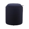 Techni Home Storage Ottoman with Reversible Tray Top, Black - 4 of 4