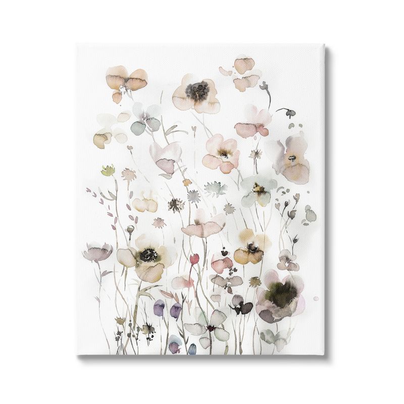 Stupell Industries Soft Cottage Florals Canvas Wall Art, 1 of 6