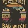 Junior's Design By Humans Halloween Funny You Coulda Had Bad Witch By Ering T-Shirt - 2 of 3