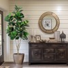 Whizmax 4/5/6ft Artificial Fiddle Leaf Fig Tree - Tall Faux Ficus Lyrata for Indoor/Outdoor Decor, Home, Office, Living Room, Housewarming Gift - 2 of 4