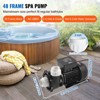 VEVOR 2 Speed SPA Pump, 48-Frame, AC 110-120V Hot Tub SPA Pump, 1.5HP/150GPM/42.65ft High Speed or 0.46HP/70GPM/9.18ft Low Speed, Black - 3 of 4