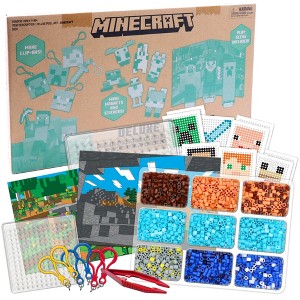 Tara Toy: Deluxe Pixel Art - Minecraft - 810pc DIY Bead Craft Kit, Kids 6+ - 1 of 4