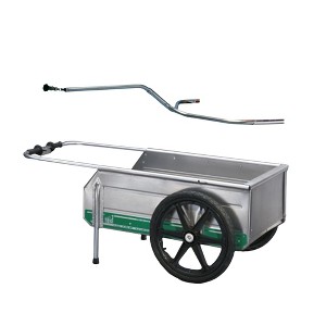 Tipke Manufacturing Company Foldit Do It All Aluminum Folding Cart, Green Stripe & 5800 Bicycle Hitch for Foldit Marine Utility Cart - 1 of 4