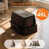 JOEJOY Cat Litter Box with Drawer, 46L Enclosed Potty with Carbon Filter, Triple Filtration System, Leak-Proof Design for Indoor Cats - 4 of 4