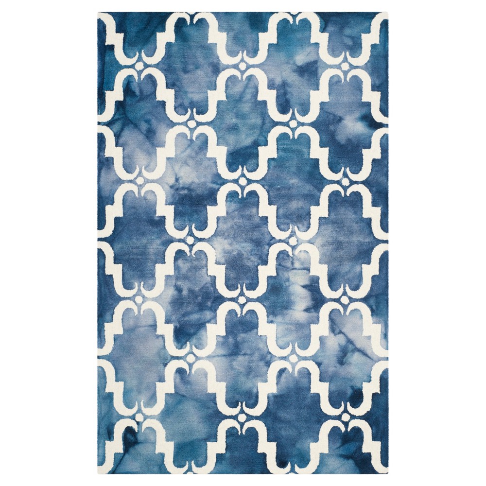 Charleston Accent Rug - Navy / Ivory (3'x5') - Safavieh