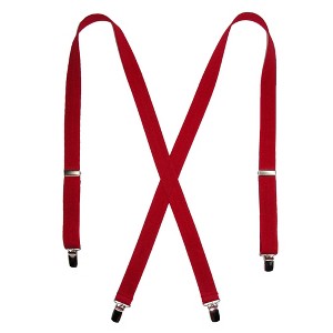 CTM Women's Elastic Clip-End 1 Inch Basic Suspenders - 1 of 4