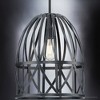 Urban Ambiance Luxury Farmhouse Pendant 17.25''H x 14''W,  Black Oak Finish,  Bairnsdale Collection, UHP4122 - 4 of 4