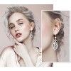 Dangle Earrings for Women, 925 Sterling Silver Handmade Wire Bohemian Boho 14K Gold Diamonds Earrings Hypoallergenic Fashion Jewelry Gifts - 4 of 4