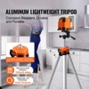 VEVOR Laser Level Tripod, ¼ x 20 Thread Mount, 27.36-68.11 inch Height Adjustment with Integrated Level Bubble Lightweight Laser Scanner Stand - 3 of 4