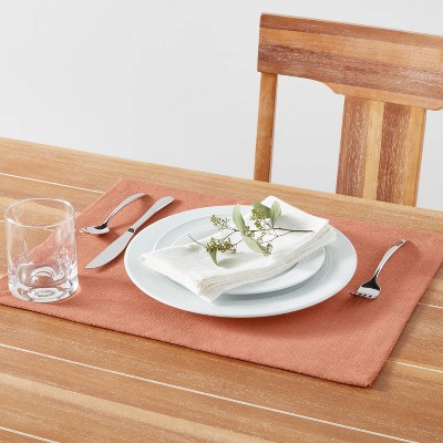 Cotton Solid Placemat Pink - Threshold&#8482;