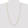 Black Bow Jewelry 14k Yellow Gold 2.25mm Handmade Solid Rope Chain Necklace - 2 of 4