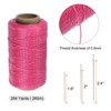 Unique Bargains Wear-Resistant Polyester Embroidery Waxed Thread with Needles - 2 of 4