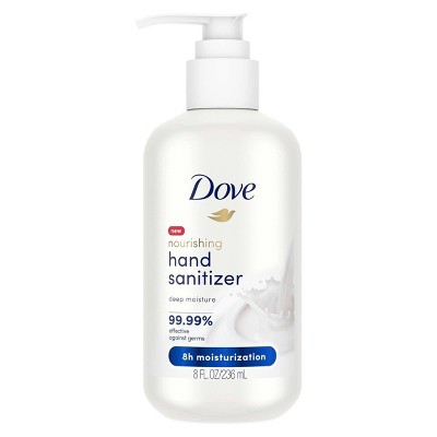 Dove Beauty Deep Moisture Moisturizing & Hand Sanitizer - 8oz