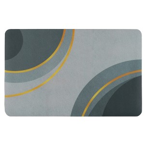 Unique Bargains Outdoor All Weather Resistant Washable Porch Decorations Shoe Mat Doormat - 1 of 4