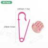 Unique Bargains Sewing Upholstery Spring Lock Blanket Bulk Large Safety Pins 30 Pcs - 3 of 4