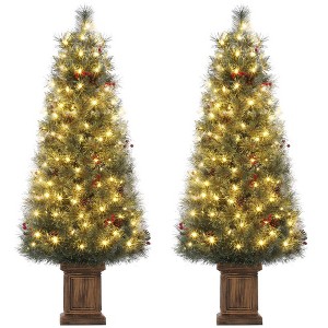 4.5ft Artificial Christmas Tree - 1 of 4