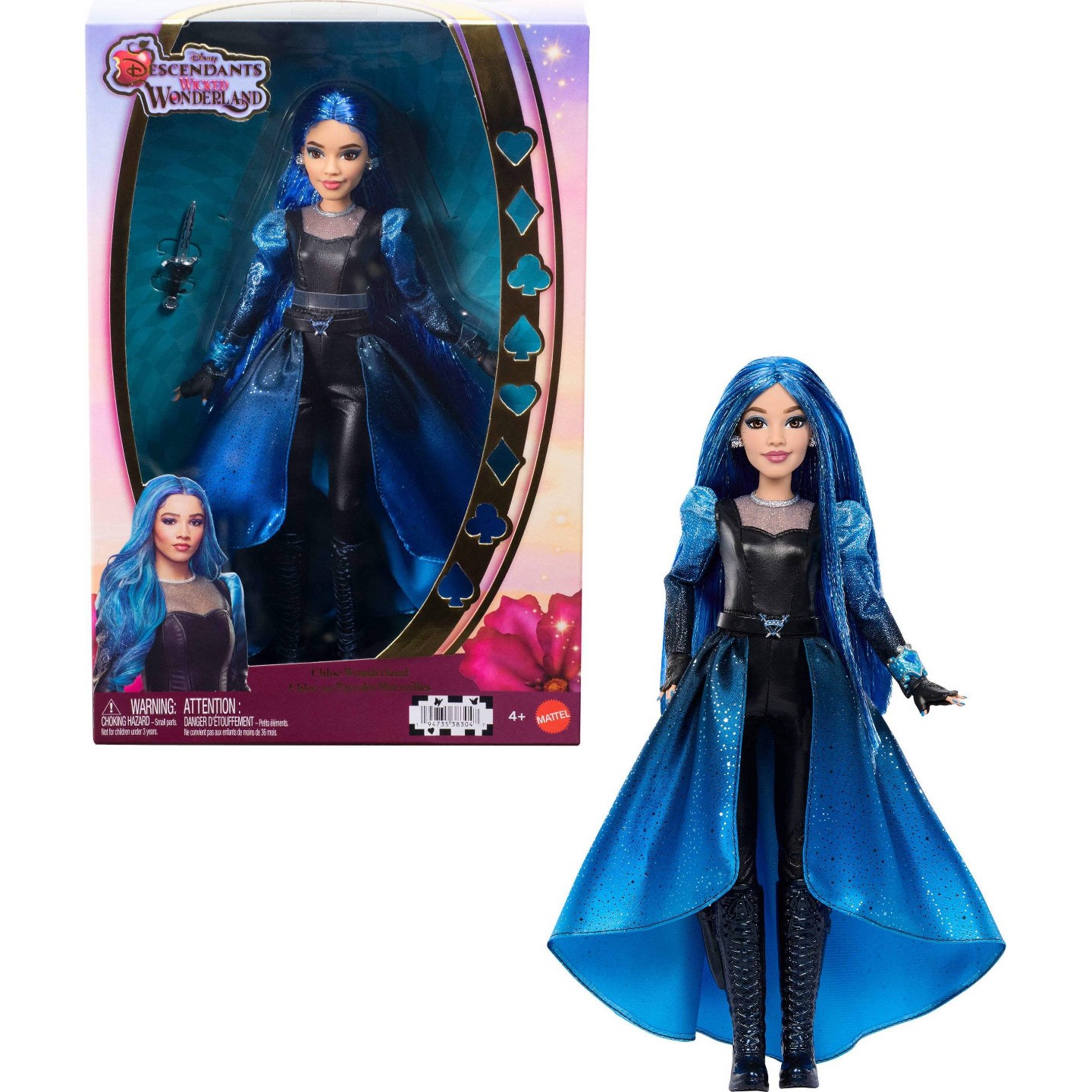 Детские куклы Disney Descendants Wicked Wonderland Deluxe Fashion Doll and Accessory Chloe Wonderland — фото 6