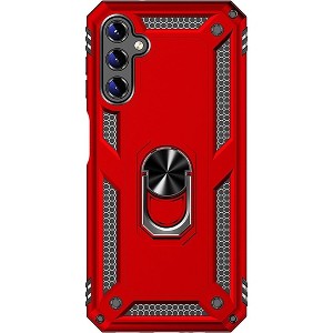 SAHARA - Military Kickstand Series with Belt Clip Case for Samsung Galaxy A14 5G - Red - 1 of 4