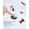 PAGED Bathroom Faucet with 360 Degree High Arc Swivel Spout, 2-Handle Bathroom Sink Faucet with Pop Up Drain & Supply Hoses - 3 of 4