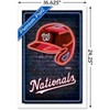 Trends International MLB Washington Nationals - Neon Helmet 23 Framed Wall Poster Prints - 3 of 4