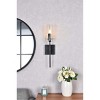 Elegant Lighting Elsreth 1 light black wall sconce - 2 of 4