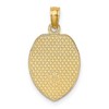 Black Bow Jewelry 14k Yellow Gold Police officer Badge Pendant - 3 of 4