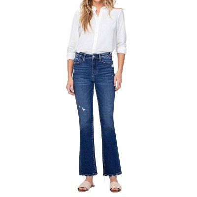 Women's Beam High Rise Flare Bootcut Jeans - FLYING MONKEY