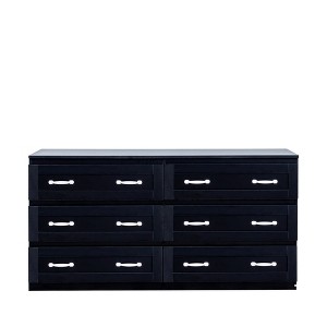 Maliang Wood Chest of Drawers with 6 drawers, Storage Organizer for Living Room, Bedroom or Hallway - 1 of 4