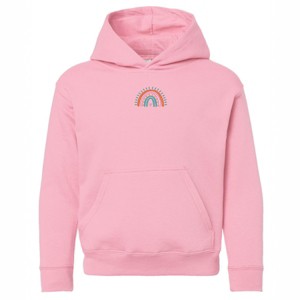 The Juniper Shop Embroidered Rainbow Heart Youth Hoodie - 1 of 4