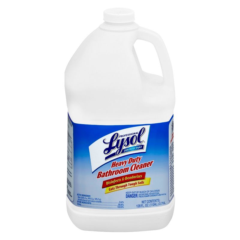 Lysol Professional Disinfectant Bathroom Cleaner - 128 fl oz, 1 of 2