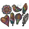S&S Worldwide Velvet Art Everyday Ornaments Pk24 - 2 of 4