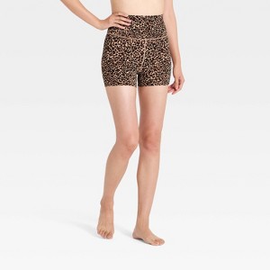 Shorts de Ciclismo Suaves de Tiro Ultra Alto para Mujer 4" - All In Motion™