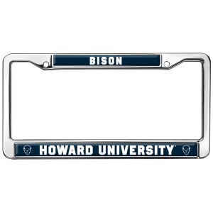 Howard Bison Logo Full Size Standard License Plate Metal Frame - 1 of 4