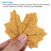 Unique Bargains Wedding Party Thanksgiving Halloween Decoration Fall Artificial Maple Leaves 200 Pcs - 4 of 4