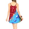 LA LEELA Women's Vacay Holiday Summer Beachwear Sleeveless Casual Spaghetti Strap Nightgown Slip Beach Dress - 3 of 4