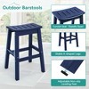 Arceso Outdoor Bar Stools , 25 Inch HDPE Counter Height Bar Stools, All Weather Resistant Patio Bar Stools for Balcony, Backyard - 3 of 4