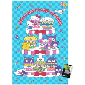 Trends International Hello Kitty and Friends: 25 Sweet Cupcakes - Group Unframed Wall Poster Prints - 1 of 4