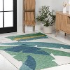 JONATHAN Y Shelby Coastal Vintage Abstract Palm Leaf Indoor/Outdoor Area Rug - 2 of 4