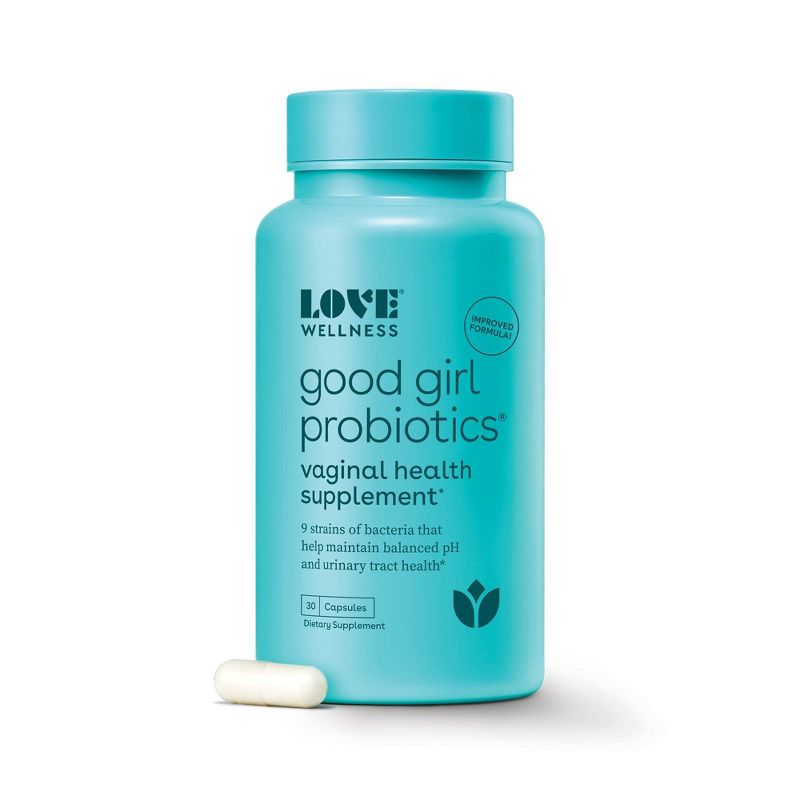 Love Wellness Good Girl Probiotics for Vaginal &#38; Urinary Tract Health - 30ct, 1 of 9