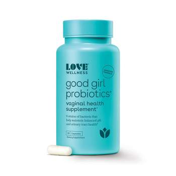 Love Wellness Good Girl Probiotics for Vaginal & Urinary Tract Health - 30ct